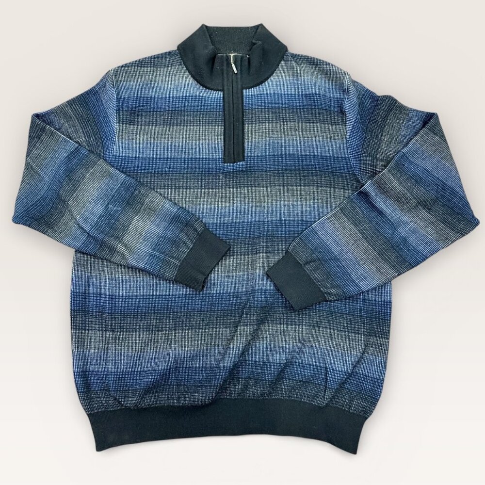 Vintage St. Croix Wool Quarter Zip Sweater Medium